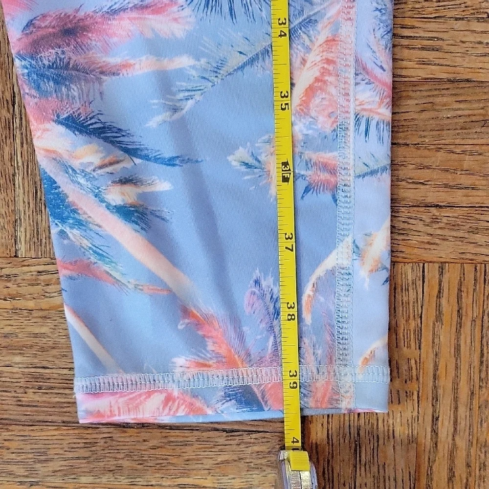 Brisas Tropical Palm Trees Leggings SIZE XL